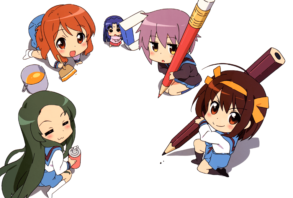 Characters from Haruhi Suzumiya