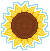 sunflower sticker